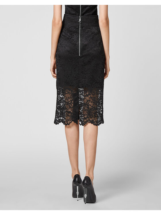 PHILIPP PLEIN PHILIPP PLEIN Gonna 7393 Nero Girl Fit