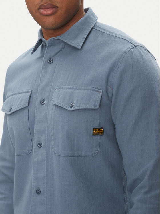 G-Star Raw G-Star Raw Koszula Marine D24963-D454 Niebieski Slim Fit
