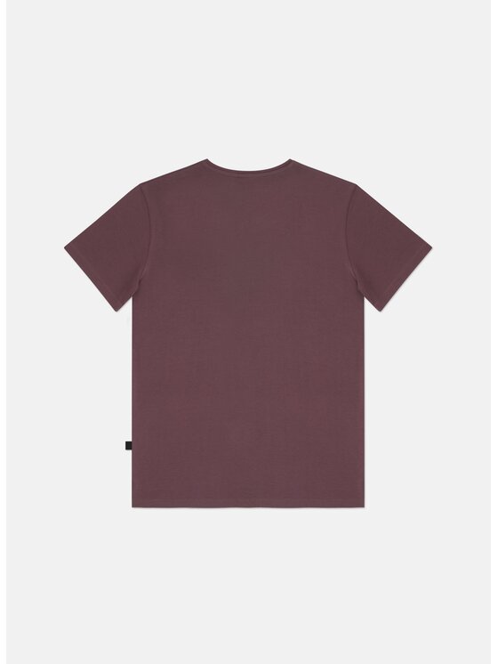 Pako Lorente Pako Lorente T-Shirt P24WF-TT-001 Bordowy Slim Fit
