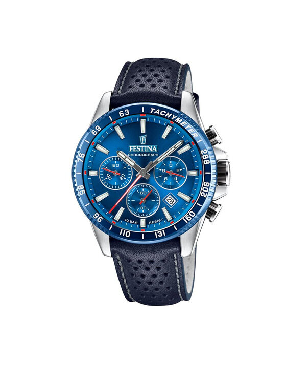 Festina Festina Zegarek Timeless Chronograph F20561/3 Granatowy