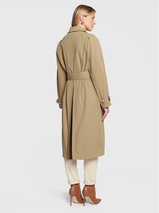Custommade Custommade Trench Flora 999502828 Zelena Regular Fit