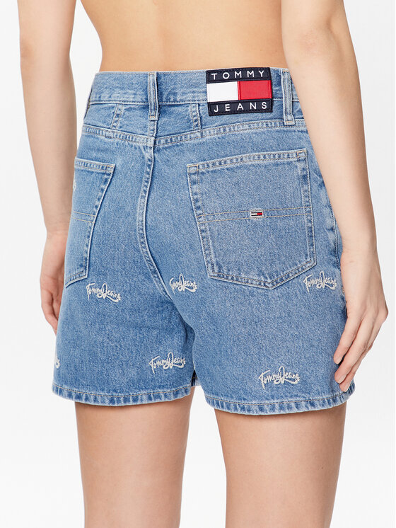 Tommy Jeans Tommy Jeans Džínsové šortky DW0DW15601 Modrá Regular Fit