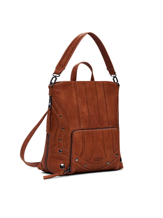 Desigual Desigual Zaino Embro Patch Pretoria 25WAKP23 Marrone