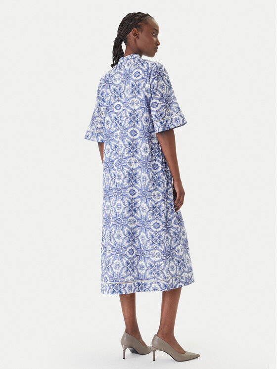 JOOP! JOOP! Rochie tip cămașă Desa 30101617 Albastru Regular Fit