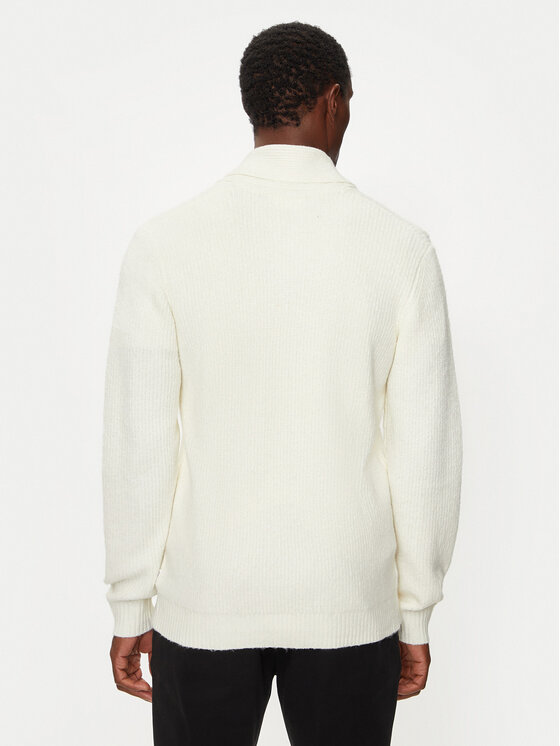Lindbergh Lindbergh Кардиган 30-804059B Білий Relaxed Fit