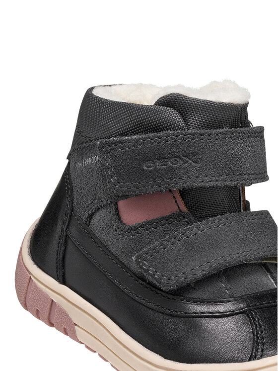Geox Geox Ботуши B Omar Girl Wpf B462LC 04322 C0005 M Черен
