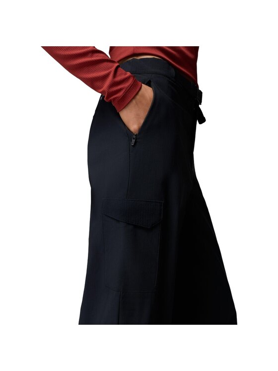 Columbia Columbia Spodnie outdoor Rail to Trail Wide Leg 2172502010 Czarny Relaxed Fit