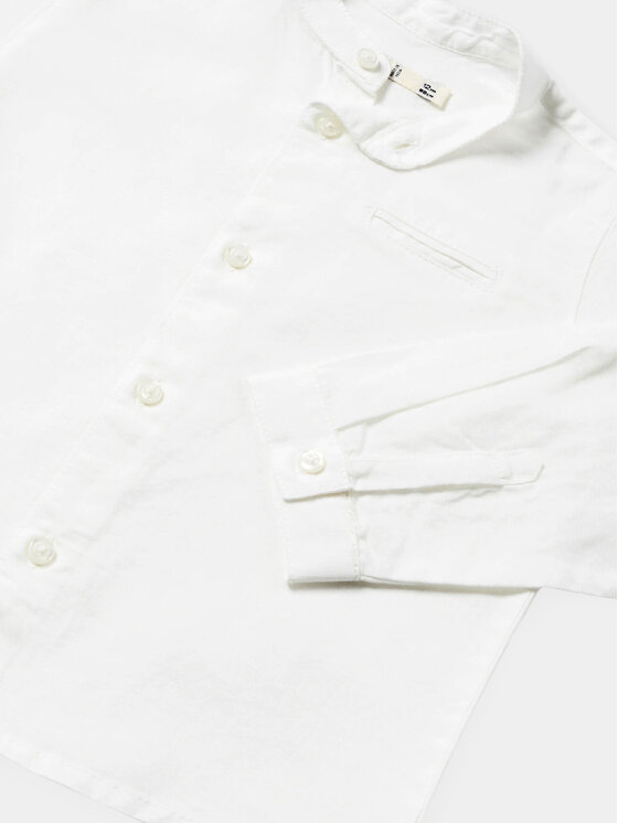 Mayoral Mayoral Camicia 1115 Bianco Regular Fit