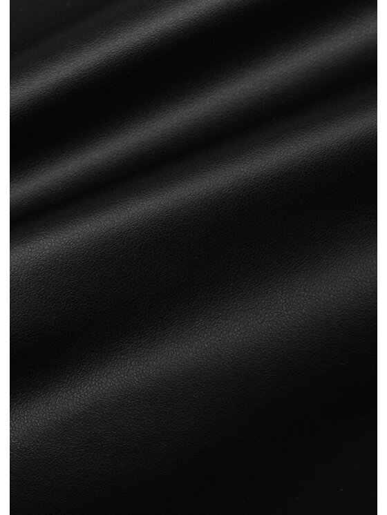 Le Collet Le Collet Spodnie skórzane VEA Czarny Straight Leg