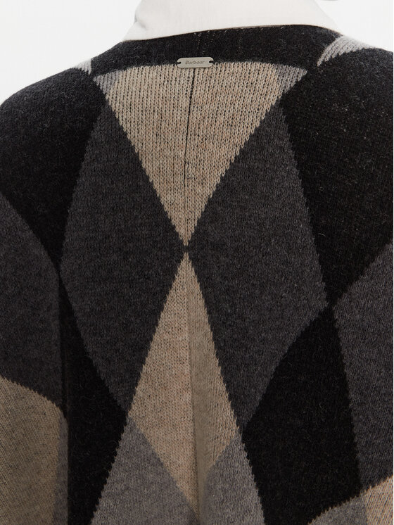 Barbour Barbour Пончо LKN1713MI11 Сив Relaxed Fit