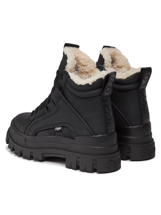 Buffalo Buffalo Sneakersy Aspha Nc Mid Warm 1622186 Czarny
