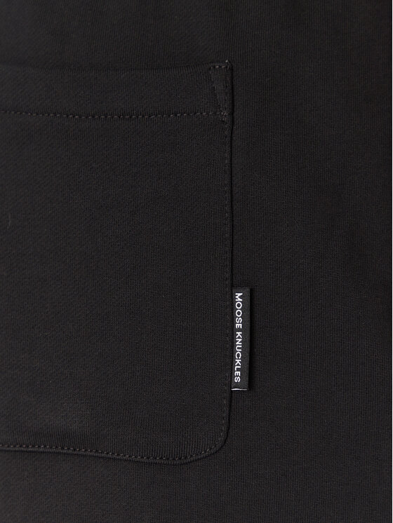 Moose Knuckles Moose Knuckles Donji dio trenerke Hartsfield M33MR777 Crna Regular Fit