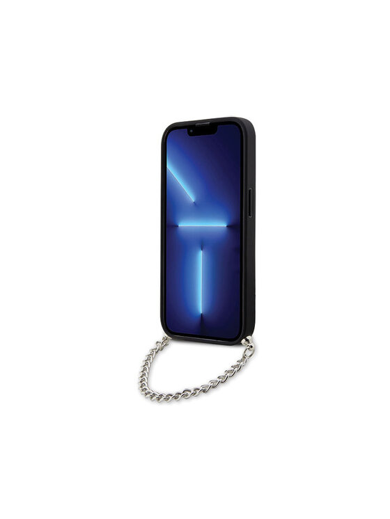 KARL LAGERFELD KARL LAGERFELD Etui na telefon Monogram Chain Srebrny