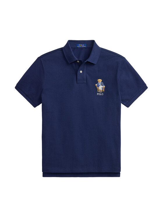 Polo Ralph Lauren Polo Ralph Lauren Polo särk 710B18546001 Tumesinine Regular Fit