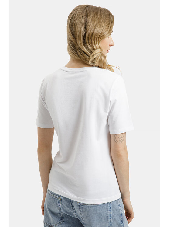 Cross Jeans Cross Jeans T-Shirt 56271-008 Biały