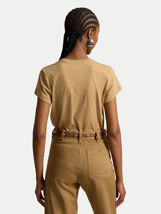 Polo Ralph Lauren Polo Ralph Lauren Тишърт 211B14605026 Бежов Regular Fit