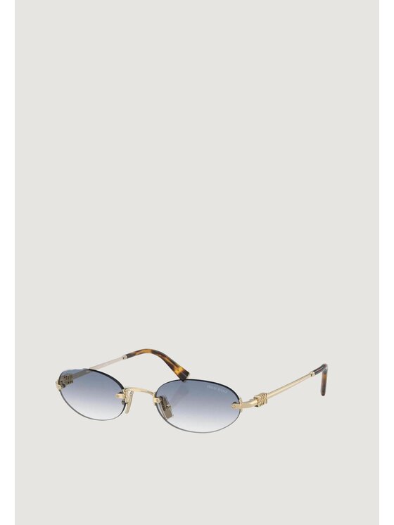 Miu Miu Miu Miu Okulary przeciwsłoneczne 0MU A54S ZVN80O Złoty