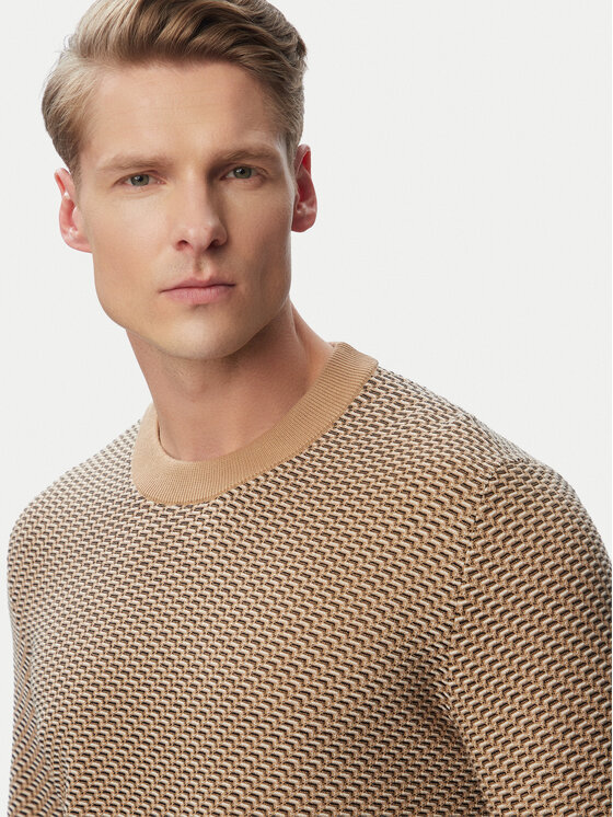 BOSS BOSS Maglione H-Lofranco 50565565 Beige Regular Fit