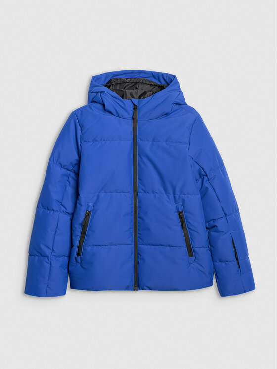 4F 4F Kurtka narciarska BASIC SKI Niebieski Regular Fit