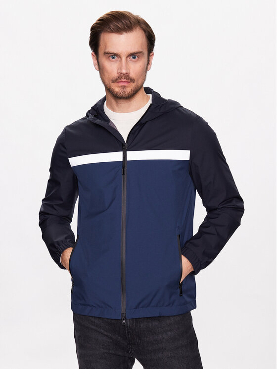 Geox Prehodna jakna Ionio M3522A-T2887 F1717 Modra Regular Fit