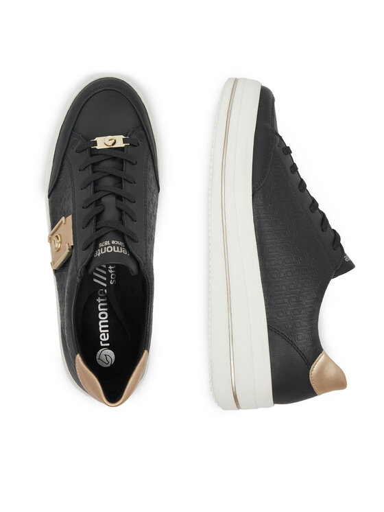Remonte Remonte Sneakersy D1C07-03 Czarny