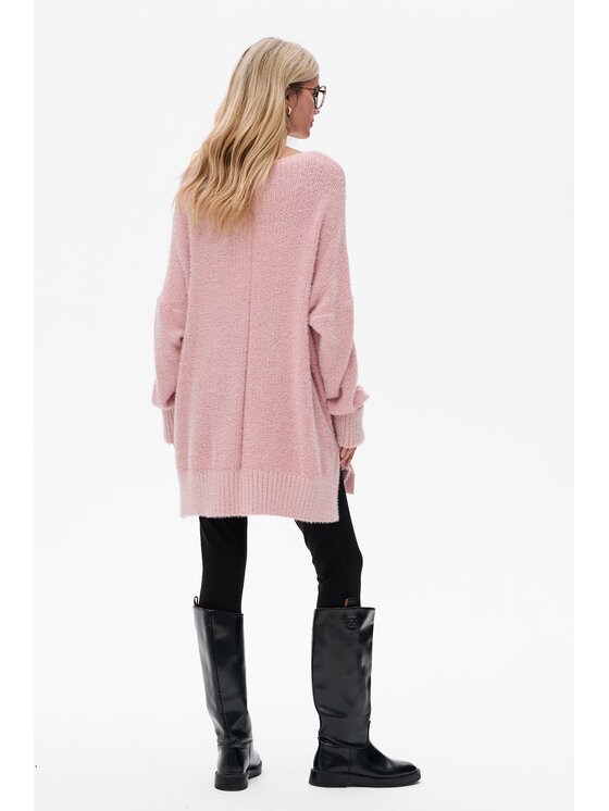 blue shadow blue shadow Tunika Amara Różowy Regular Fit