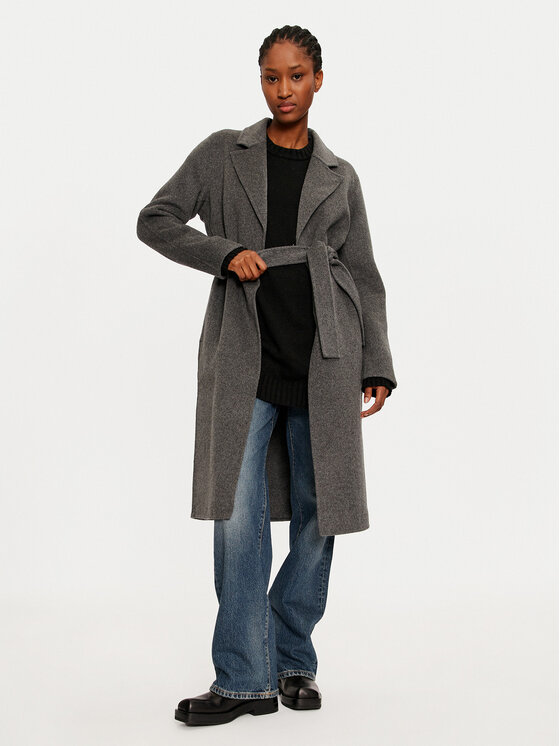Vero Moda Vero Moda Μάλλινο παλτό Ofelia 10315046 Γκρι Regular Fit