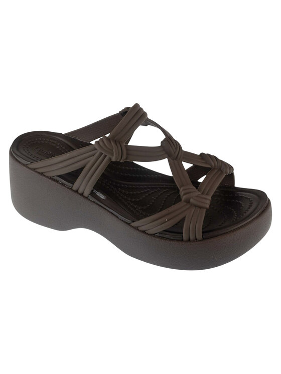 Crocs Crocs Sandali Brooklyn Knot Sky Sandal W Marrone