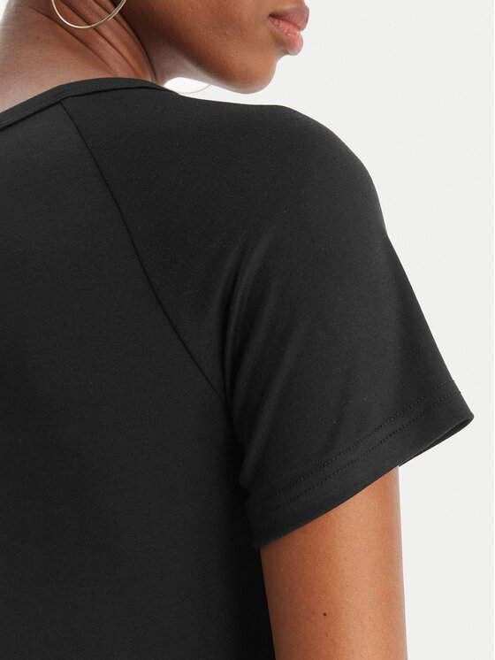 Juicy Couture Juicy Couture T-Shirt Baby JCWCT126317 Czarny Slim Fit