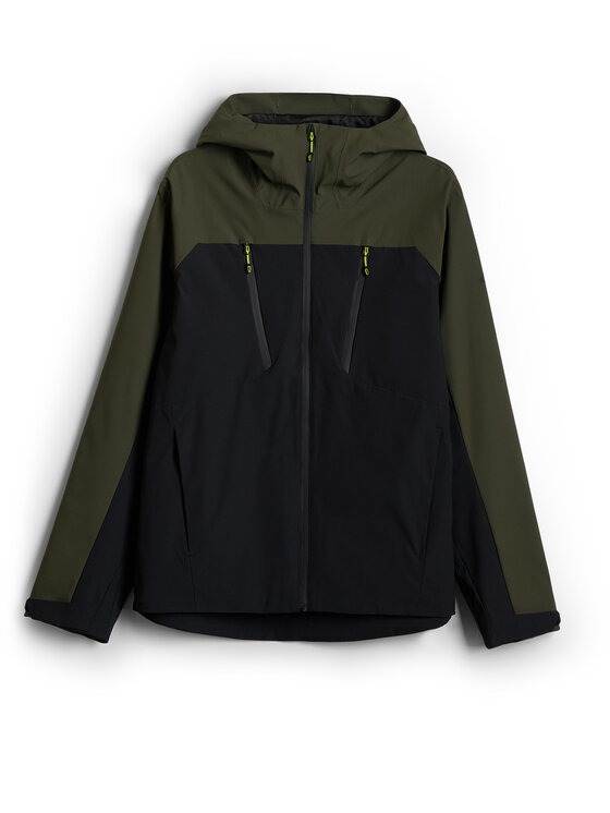 4F 4F Kurtka przejściowa CITY JACKETS Khaki Regular Fit