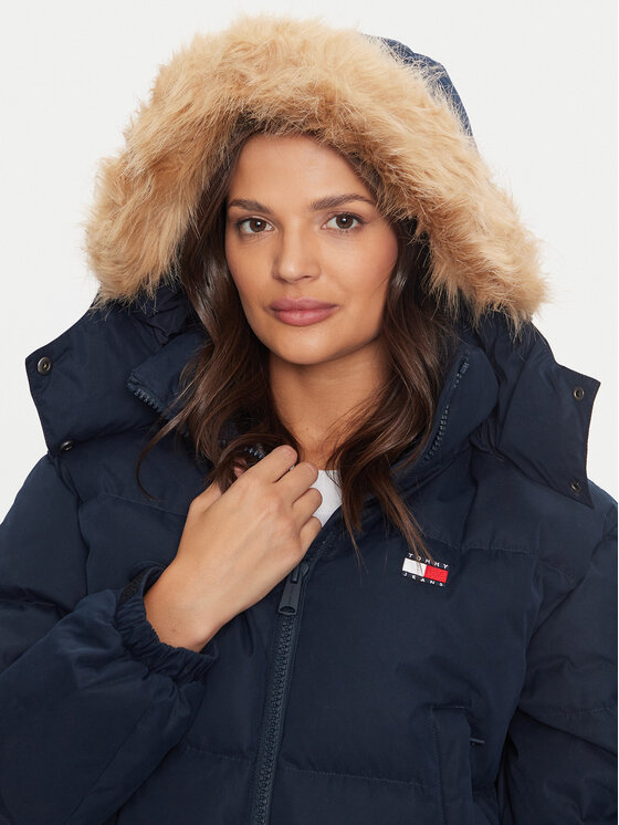 Tommy Jeans Tommy Jeans Pehelykabát Alaska DW0DW19687 Sötétkék Regular Fit