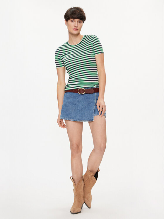 Pepe Jeans Pepe Jeans T-krekls Jada PL505847 Zaļš Regular Fit