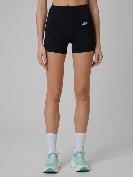 4F 4F Legginsy 4FRSS26TFSTF134-20S Czarny Fitted Fit
