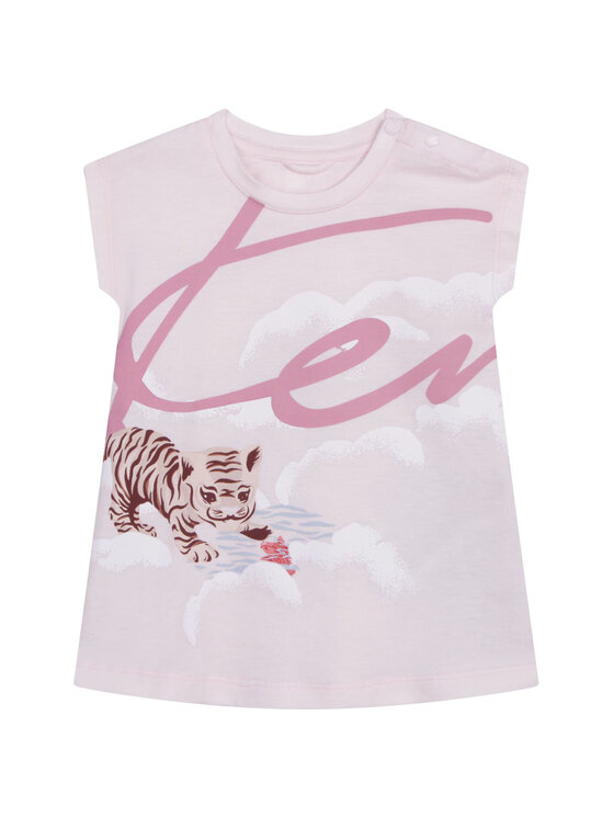 Kenzo Kids Kenzo Kids Set Kleid und Mütze K98105 Rosa Regular Fit