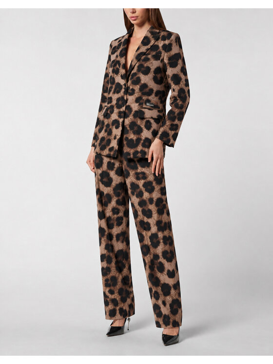 PHILIPP PLEIN PHILIPP PLEIN Marynarka 31571 Brązowy Loose Fit