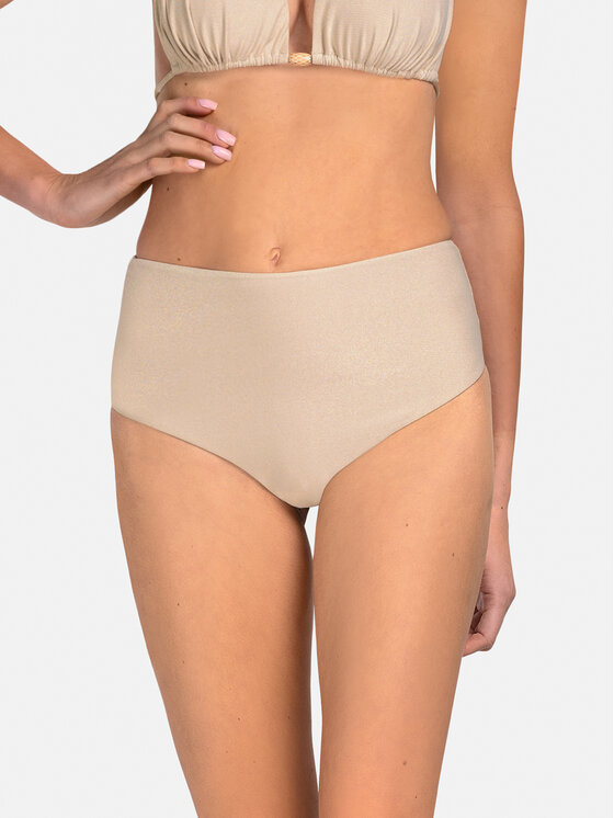 Miss Lou Miss Lou Bikini pezzo sotto D-LG1-E Écru