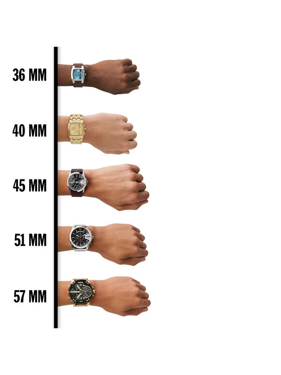 Diesel Diesel Hodinky DZ1784 Hnedá