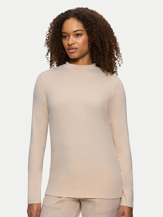Triumph Sveter Smart Thermal 10221490 Béžová Slim Fit