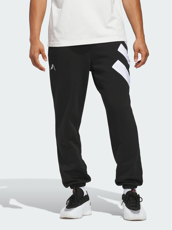 adidas adidas Spodnie materiałowe 139373 Czarny Loose Fit