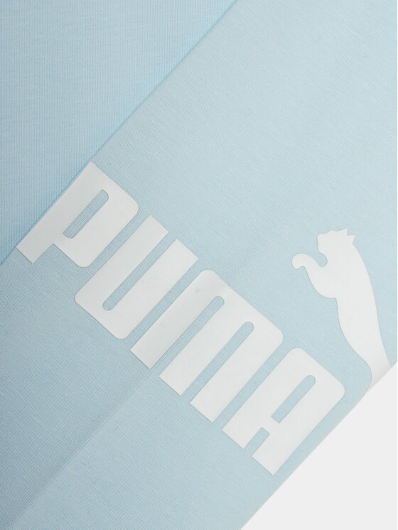 Puma Puma Colanți Ess Logo 587035 Albastru celest Tight Fit
