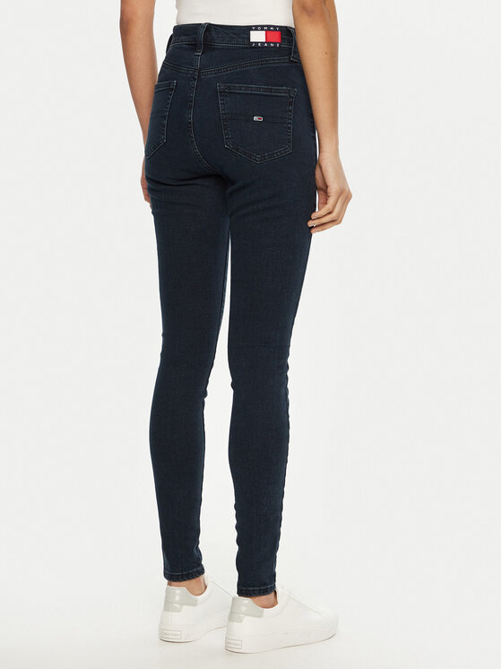 Tommy Jeans Tommy Jeans Blugi Sylvia DW0DW20217 Bleumarin Skinny Fit
