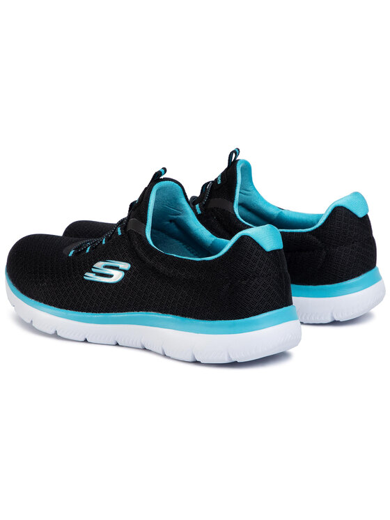 Skechers Skechers Tenisice Summits 12980/BKTQ Crna