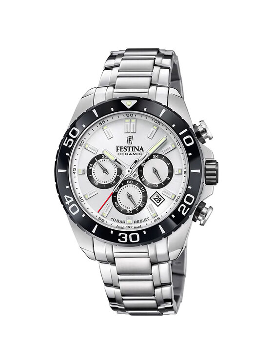 Festina Festina Zegarek F20042-1 Srebrny