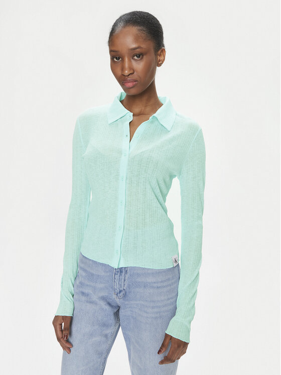 Calvin Klein Jeans Calvin Klein Jeans Särkpluus J20J223095 Sinine Slim Fit