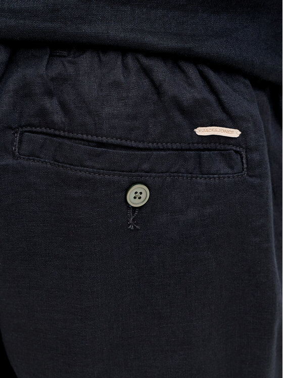 Jack & Jones Jack & Jones Bavlnené šortky St. Bill 12253134 Čierna Wide Leg