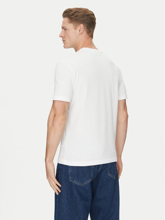 Calvin Klein Calvin Klein T-shirt Double Logo K10K114149 Bijela Regular Fit