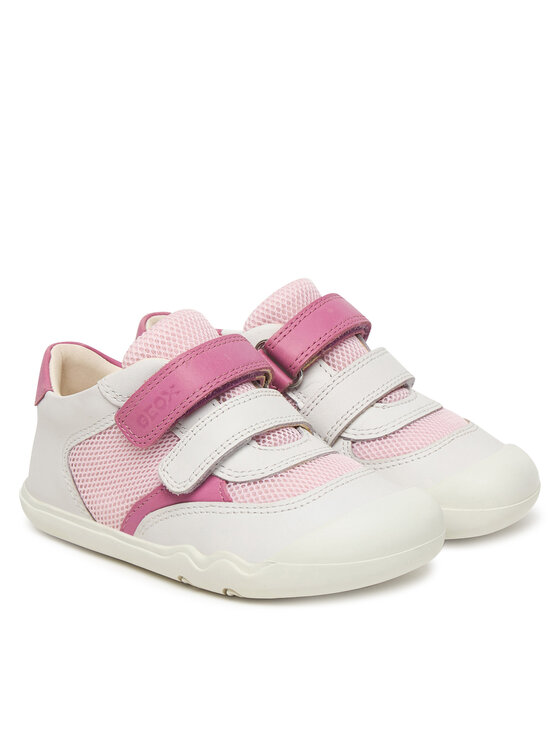 Geox Geox Сникърси B Steppieup Girl B6563A 08514 C0406 Бял