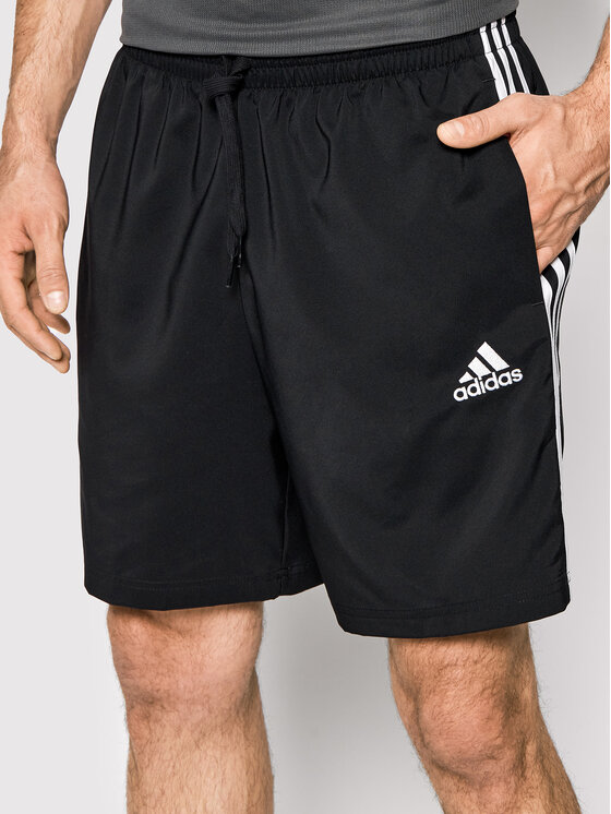 adidas Pantaloni scurți sport Aeroready Essentials Chelsea 3-Stripes GL0022 Negru Regular Fit