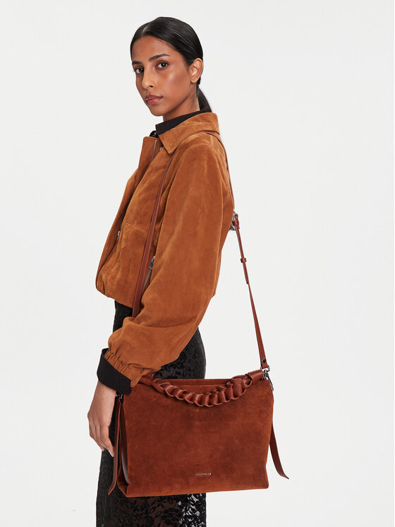 Coccinelle Coccinelle Handtasche P6P Boheme Suede Bimaterial E1 P6P 19 02 01 Braun