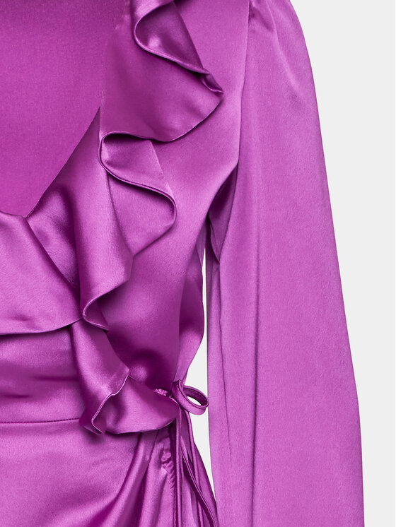 Please Please Kokteilinė suknelė A1NKOG1000 Violetinė Regular Fit